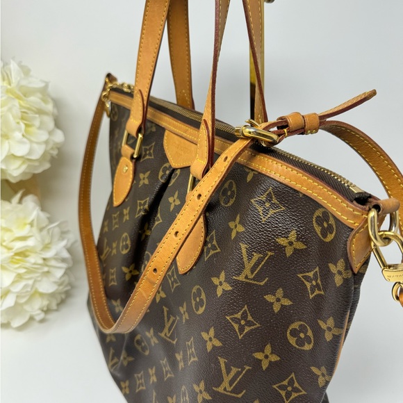 💯Authentic LOUIS VUITTON PALERMO PM MONOGRAM CANVAS SHOULDER BAG BROWN - Picture 3 of 11